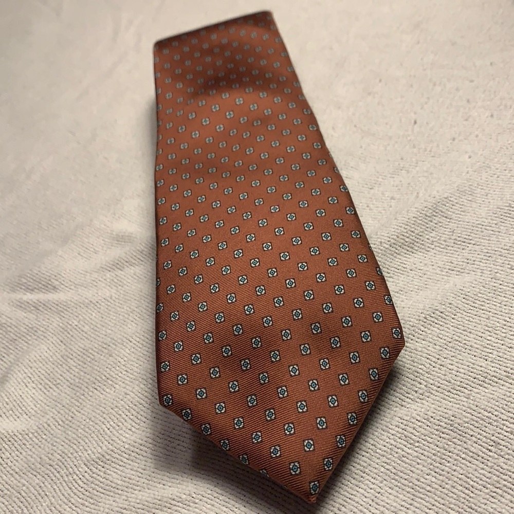 Chaps Ralph Lauren all silk, brown tie.